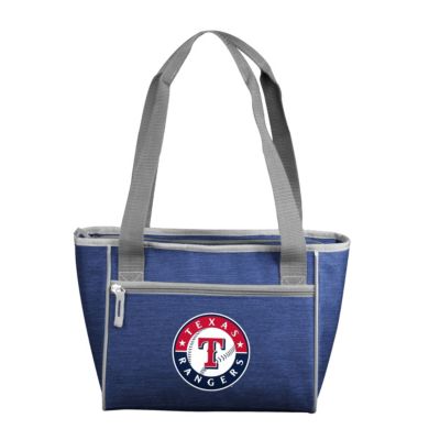 MLB Texas Rangers Crosshatch 16 Can Cooler Tote