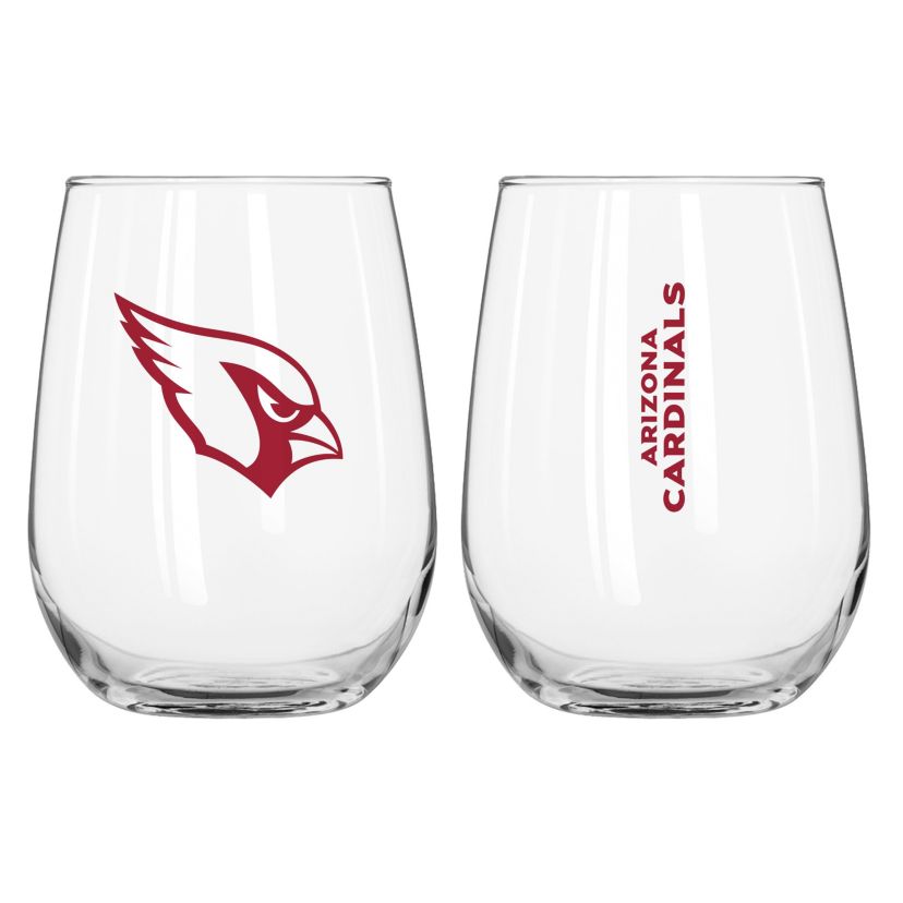 NFL Arizona Cardinals 16oz Gameday Curved Beverage Glass