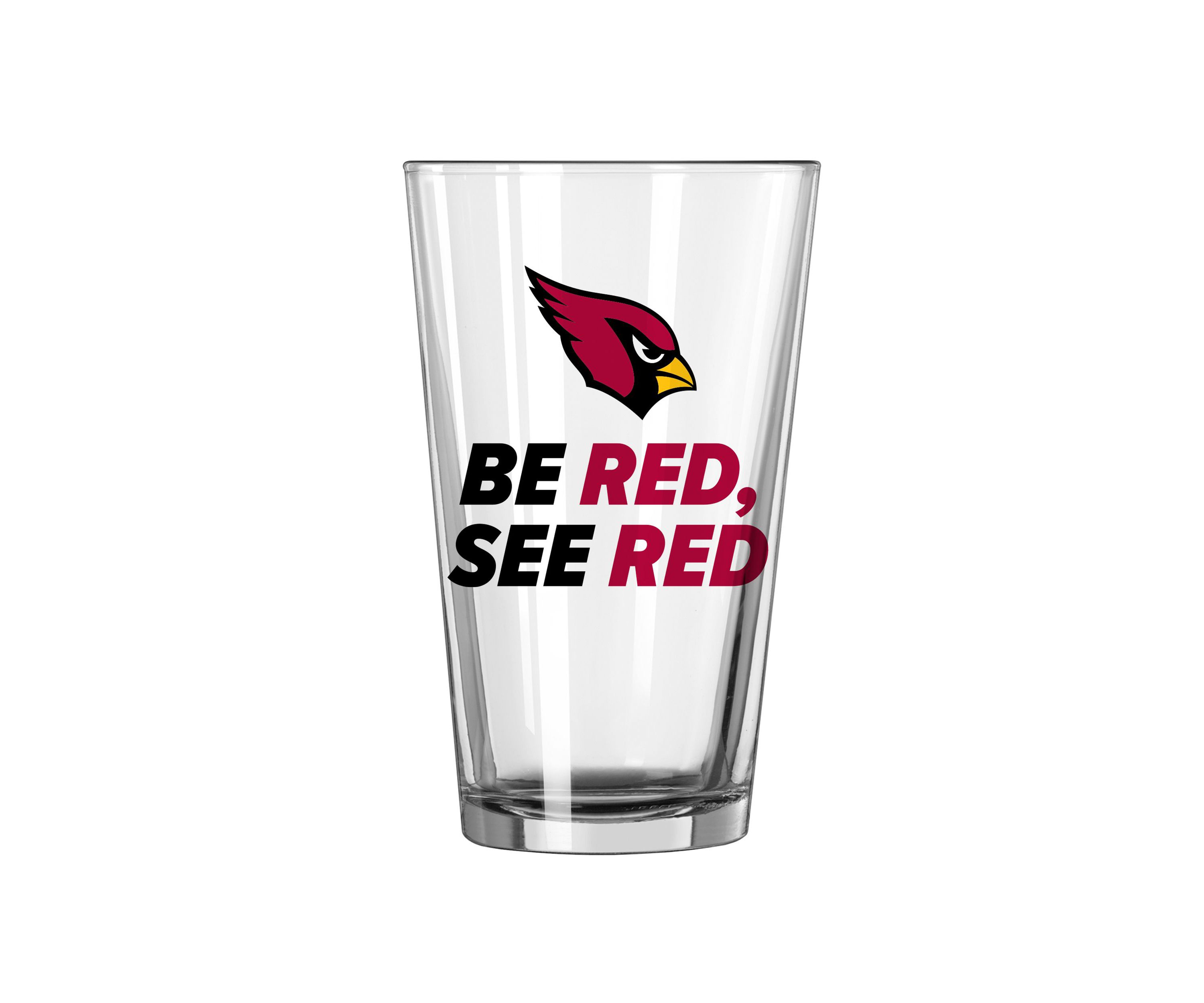 NFL Arizona Cardinals 16oz Slogan Pint Glass