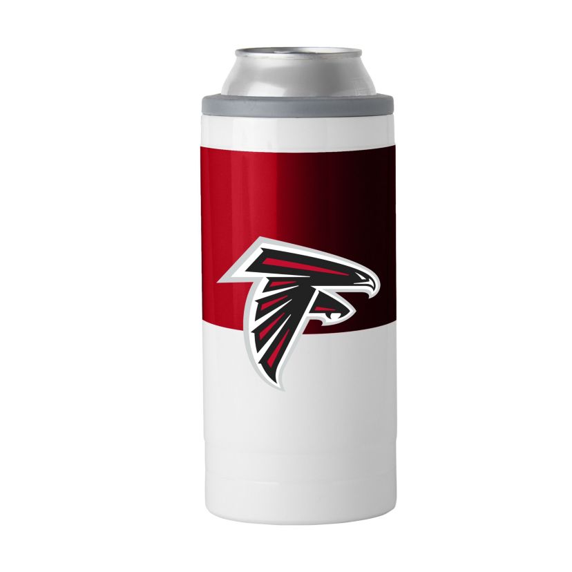 NFL Atlanta Falcons 12oz Colorblock Slim Can Coolie