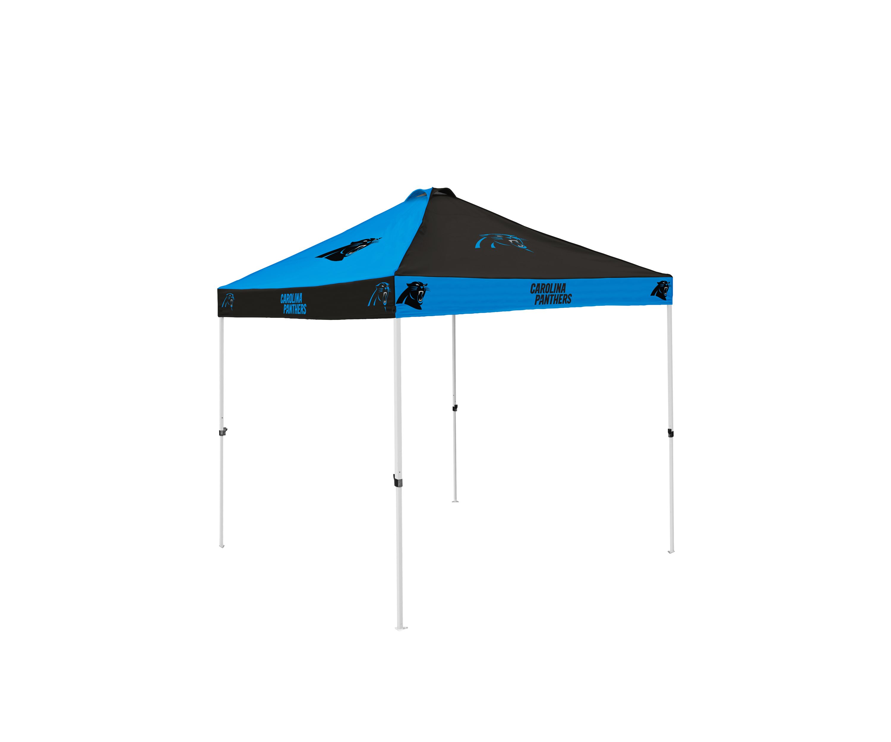 NFL Carolina Panthers 108 in x 108 in x 108 in Checkerboard Tent