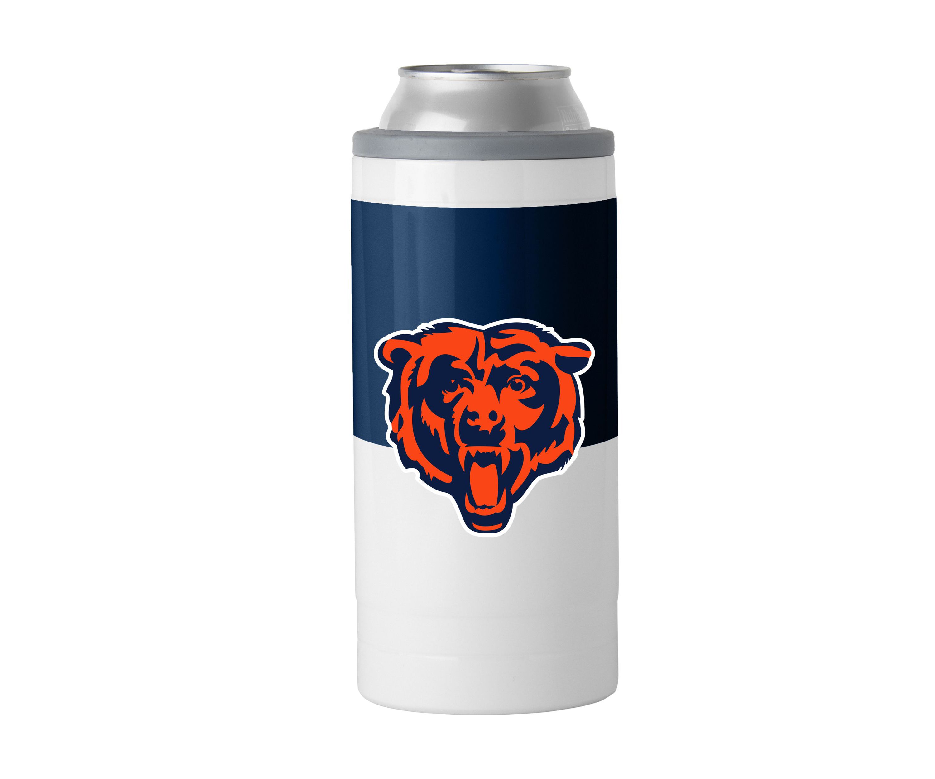 NFL Chicago Bears 12oz Colorblock Slim Can Coolie