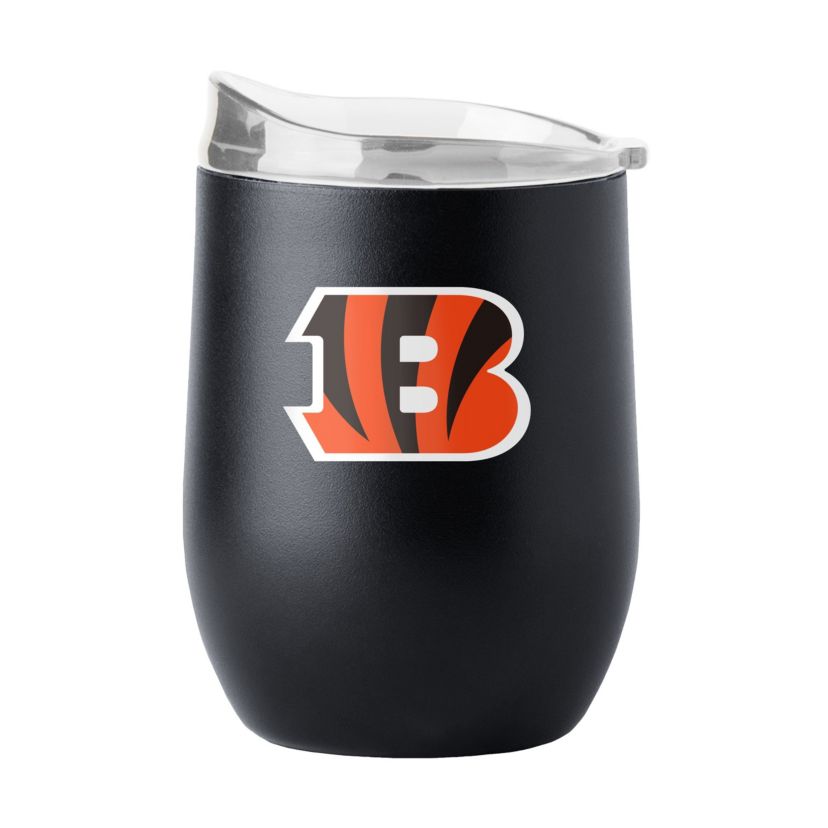 NFL Cincinnati Bengals 16oz Flipside Powder Coat Curved Beverage