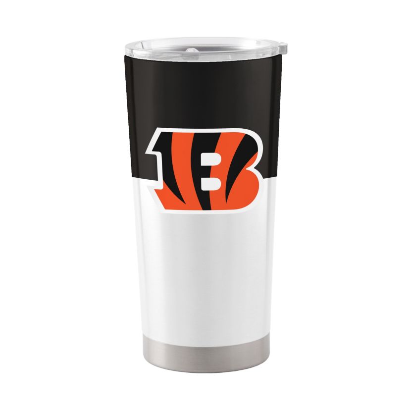 NFL Cincinnati Bengals 20oz Colorblock Stainless Tumbler