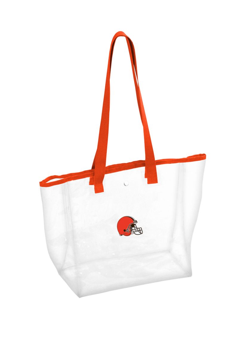 NFL Cleveland Browns  12 in x 6 in x 12 in Clear Tote