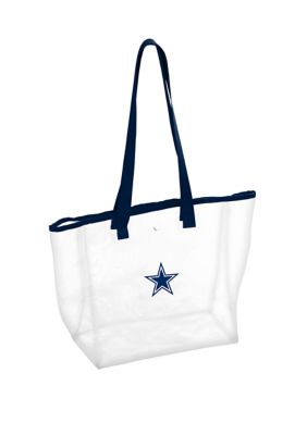 NFL Dallas Cowboys 12 in x 6 in x 12 in Clear Tote