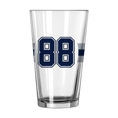 Logo Brands NFLPA Dallas Cowboys Ceedee Lamb 16oz Stripe Pint Glass -  0806293532293