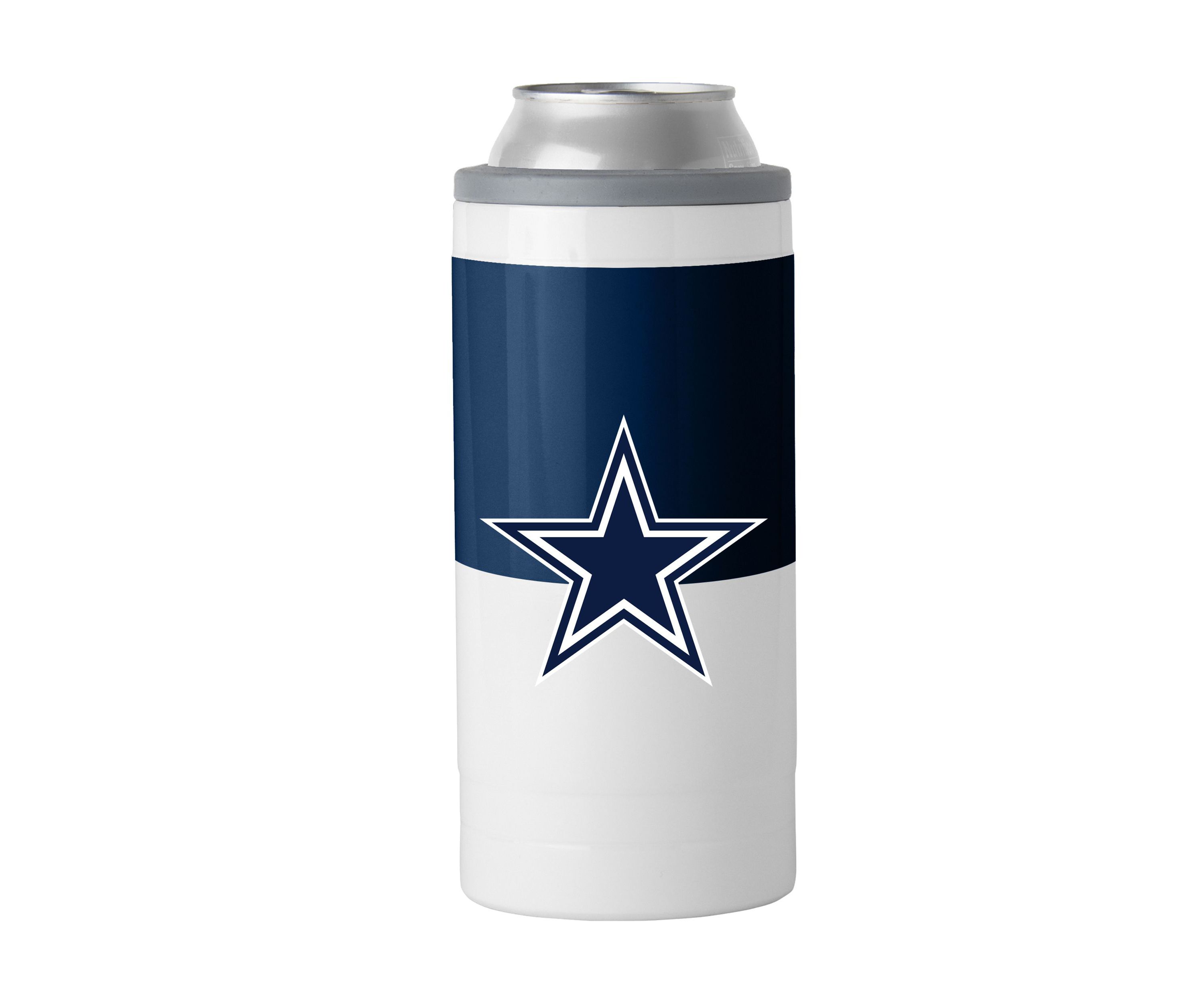 NFL Dallas Cowboys 12oz Colorblock Slim Can Coolie