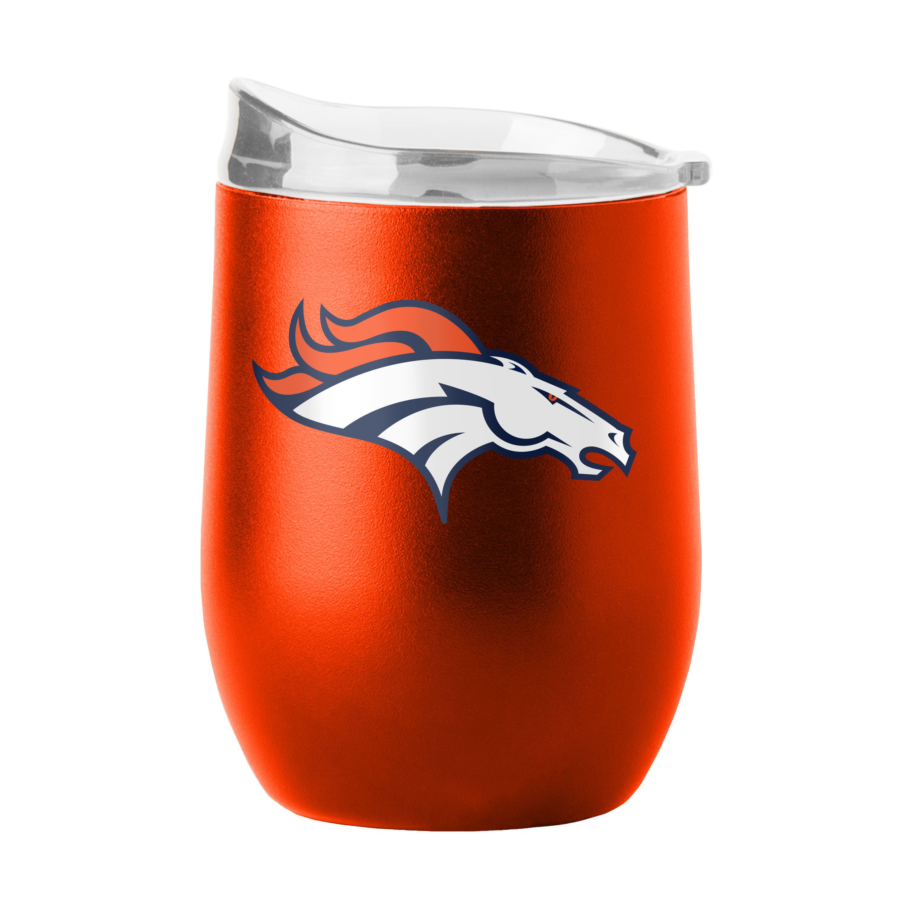 NFL Denver Broncos 16oz Flipside Powder Coat Curved Beverage