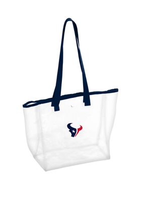 NFL Houston Texans 12 in x 6 in x 12 in Clear Tote