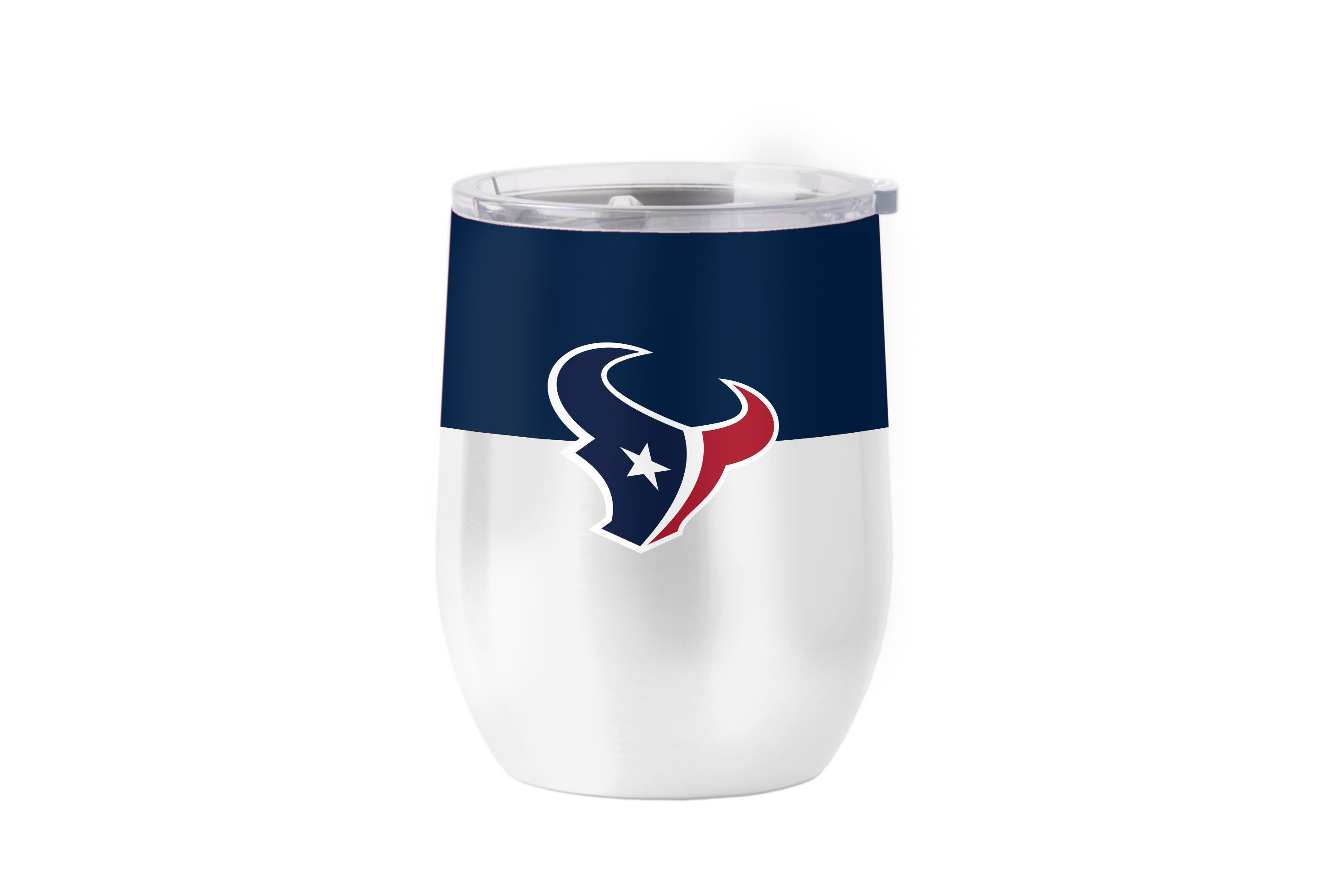 NFL Houston Texans Colorblock 16oz Stainless Curved Beverage
