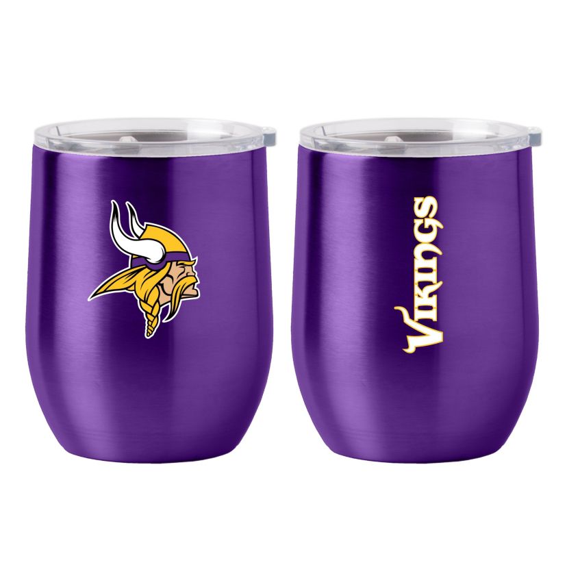 NFL Minnesota Vikings Gameday Stainless 16oz Curved Bev