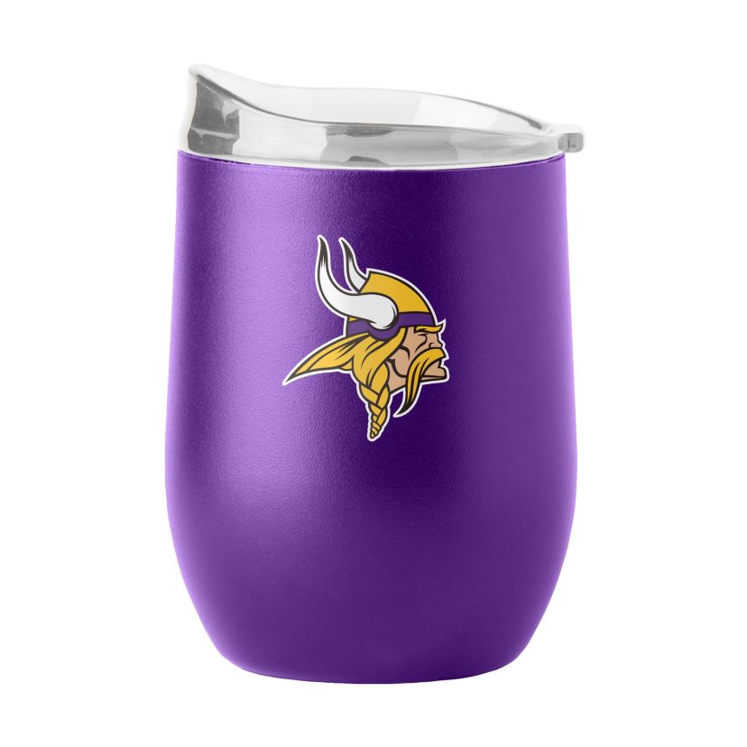 NFL Minnesota Vikings 16oz Flipside Powder Coat Curved Beverage