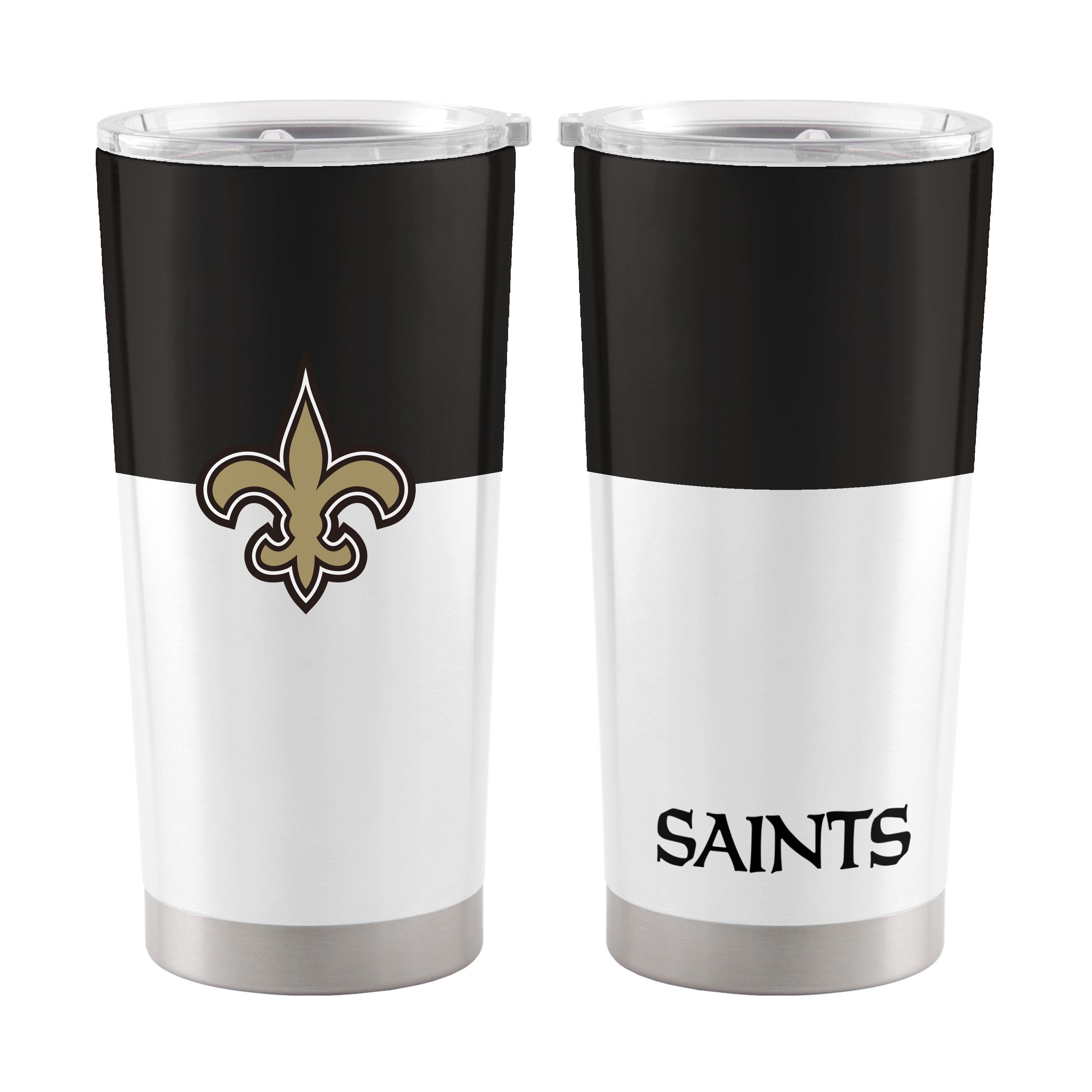 NFL New Orleans Saints Colorblock 20oz Stainless Tumbler