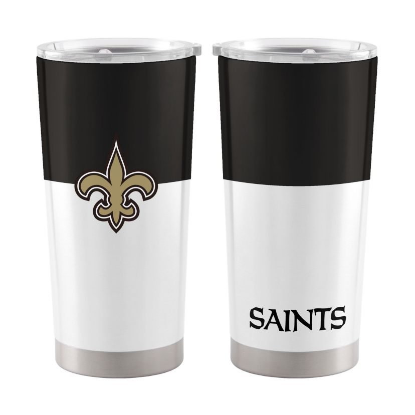 NFL New Orleans Saints Colorblock 20oz Stainless Tumbler