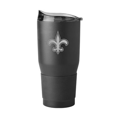 Logo Brands New Orleans Saints 30oz Etch Powder Coat Tumbler