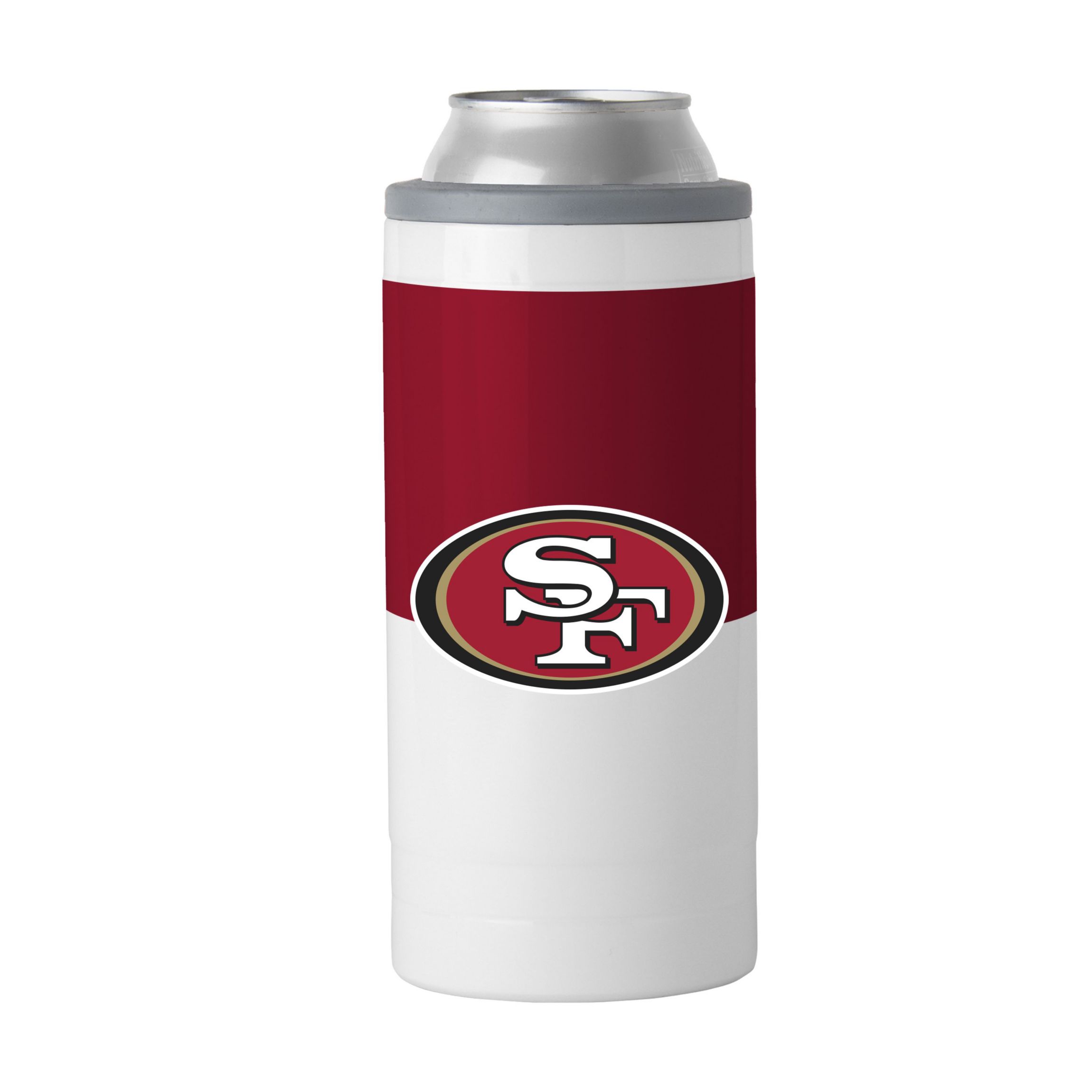 NFL San Francisco 49ers 12oz Colorblock Slim Can Coolie