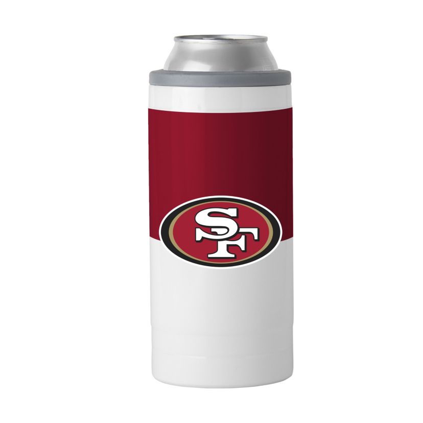 NFL San Francisco 49ers 12oz Colorblock Slim Can Coolie