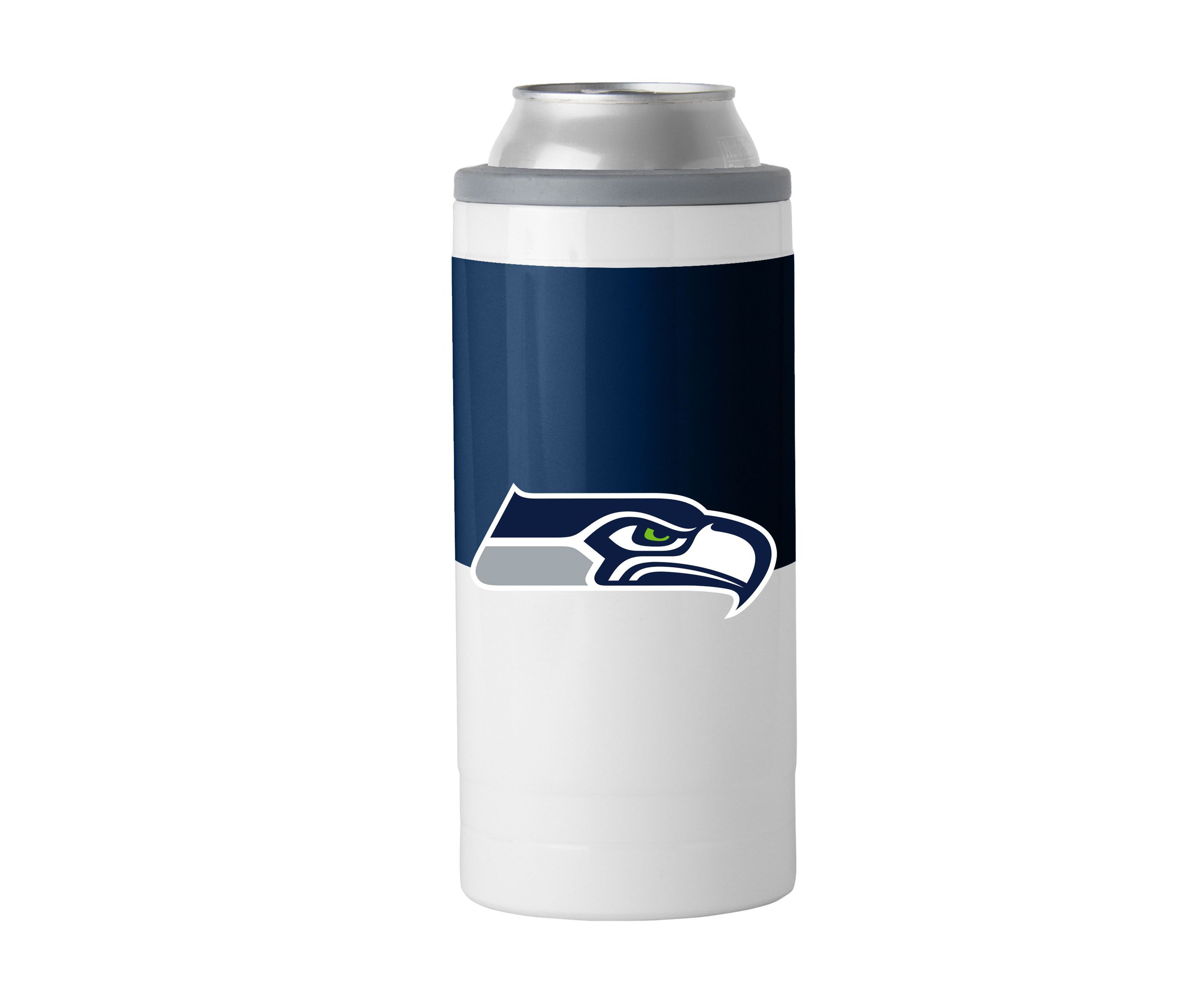 NFL Seattle Seahawks Colorblock 12oz Slim Can Coolie