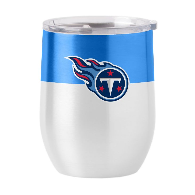 NFL Tennessee Titans 16oz Colorblock Stainless Curved Beverage