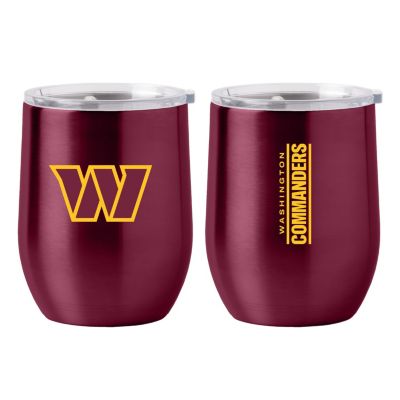 Logo Brands Washington Redskins NFL Washington Commanders Gameday 16oz Stainless Curved Beverage -  7601709632S16CB1