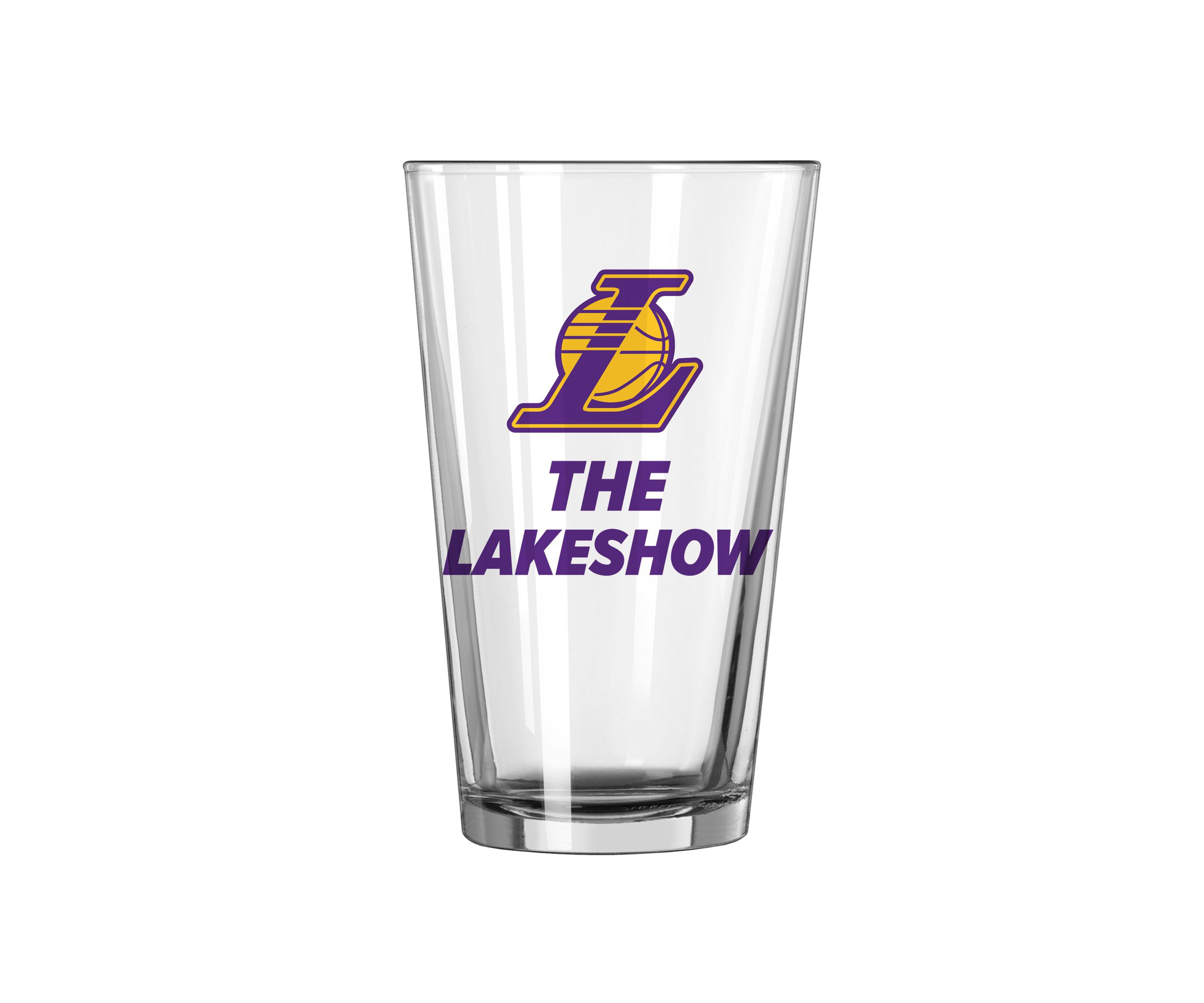 NBA Los Angeles Lakers 16oz Slogan Pint Glass