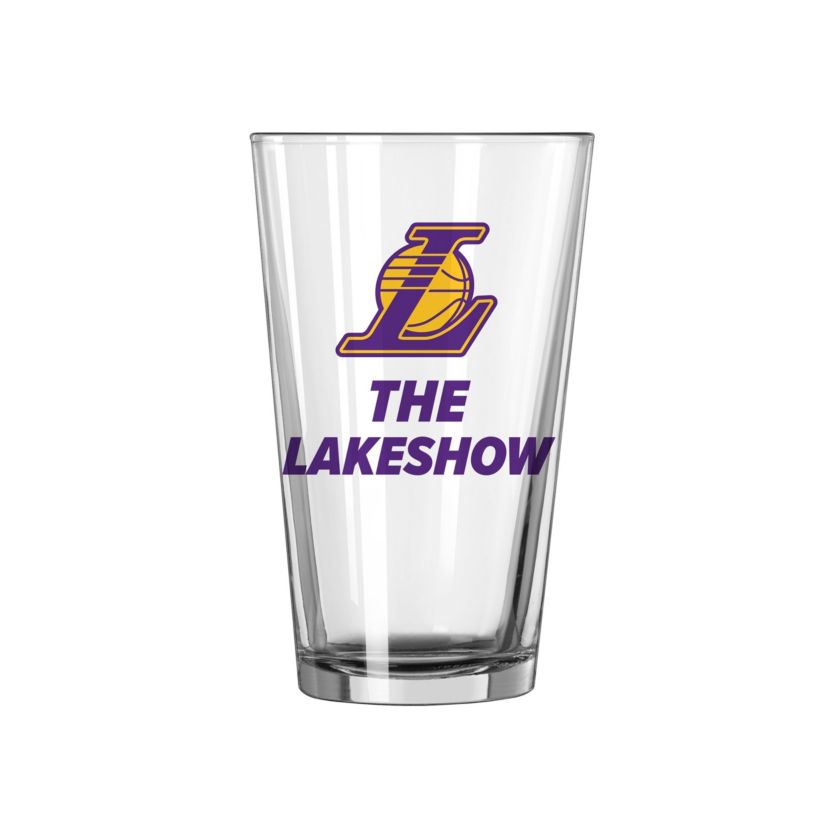 NBA Los Angeles Lakers 16oz Slogan Pint Glass