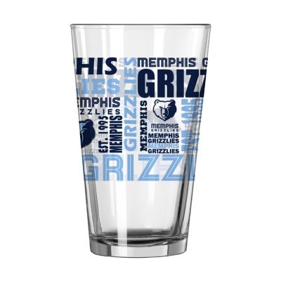 Logo Brands NBA Memphis Grizzlies 16oz Spirit Pint Glass -  7601709714G16P5