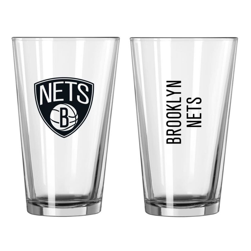 NBA Brooklyn Nets 16oz Gameday Pint Glass