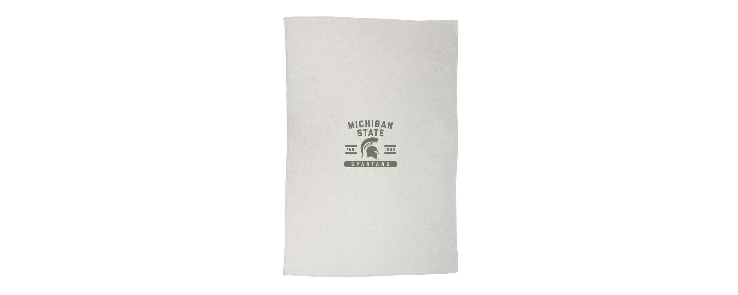 NCAA Michigan State Spartans 54 x 84 Sweatshirt Blanket