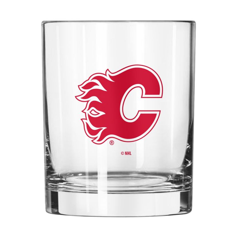 NHL Calgary Flames 14oz Gameday Rocks Glass