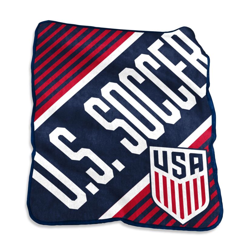 MLS US Mens Soccer Team Distressed Raschel Throw