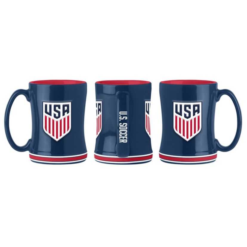 MLS US Mens Soccer Team 14oz Sculpted Relief Mug