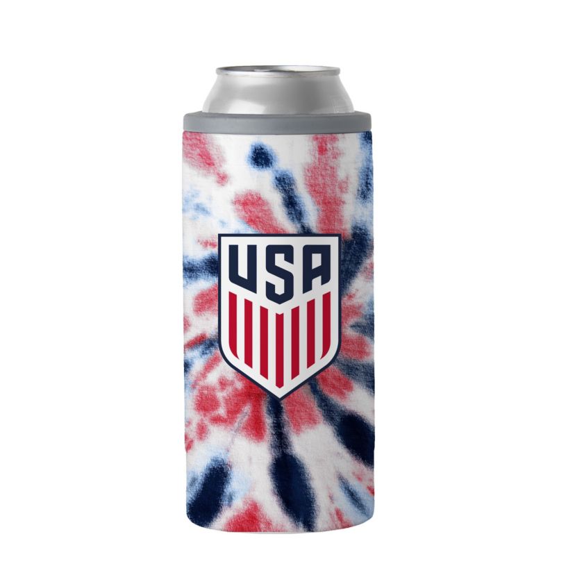 MLS US Mens Soccer Team 12oz Tie Dye Slim Can Coolie