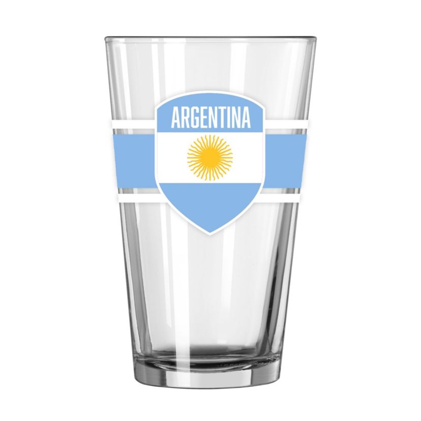NLB Argentina 16oz Stripe Pint Glass