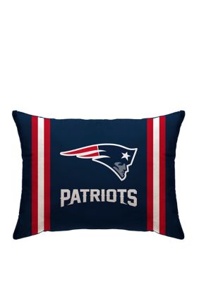 Pegasus Sports NFL New England Patriots Microplush Standard Logo 20 in x 26 in Bed Pillow -  7601710NFLLG2612PAT