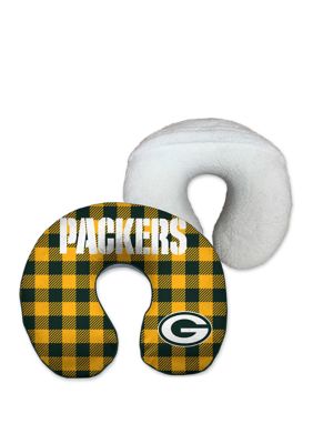 Pegasus Green Bay Packers Splatter Travel Pillow