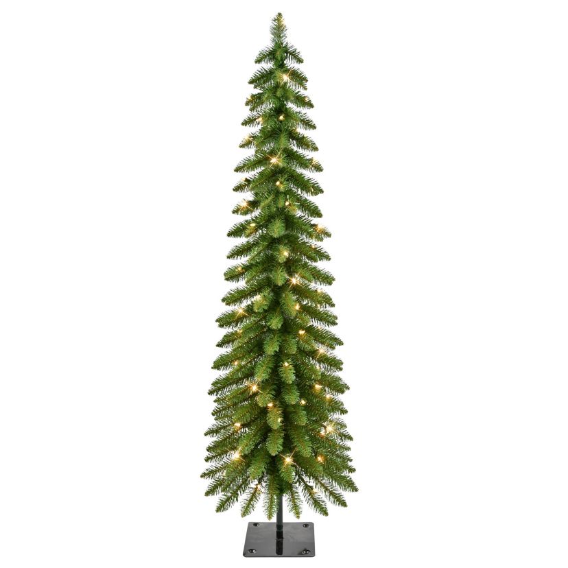 5 ft. Pre-Lit Artificial Alpine Tree
