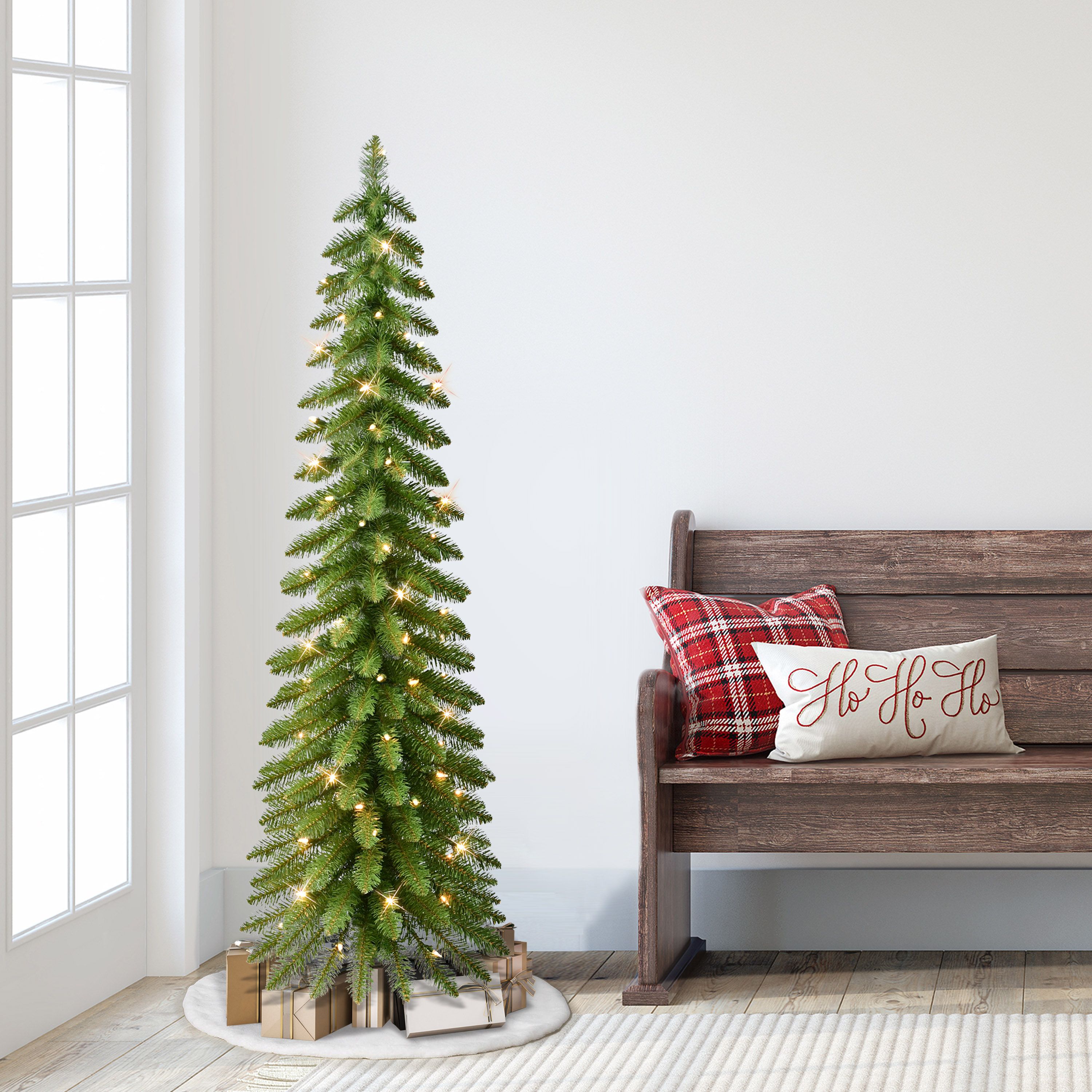 5 ft. Pre-Lit Artificial Alpine Tree