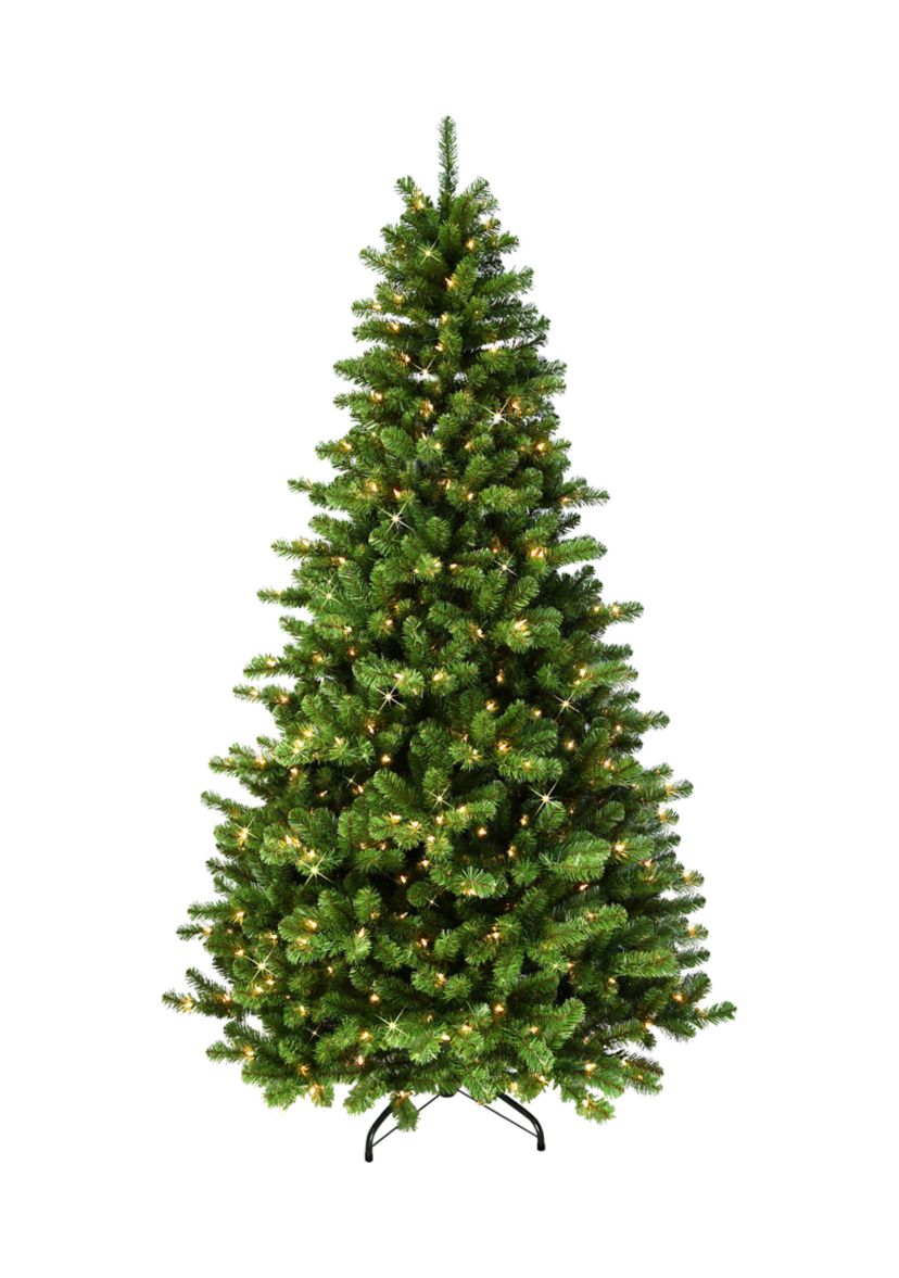 Pre Lit 7.5 Foot Vancouver Spruce Christmas Tree 