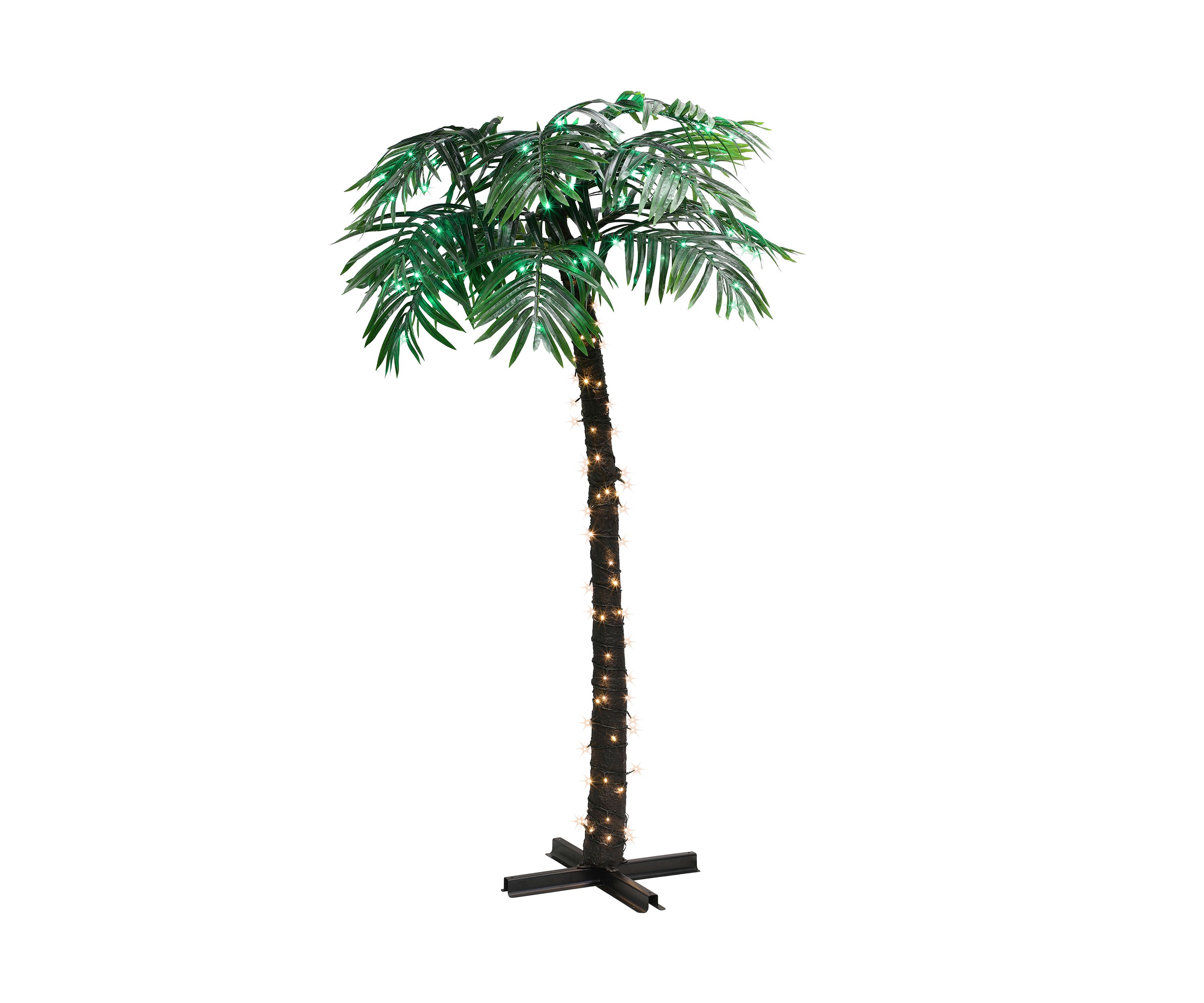 Pre-Lit 8-Foot Palm Tree