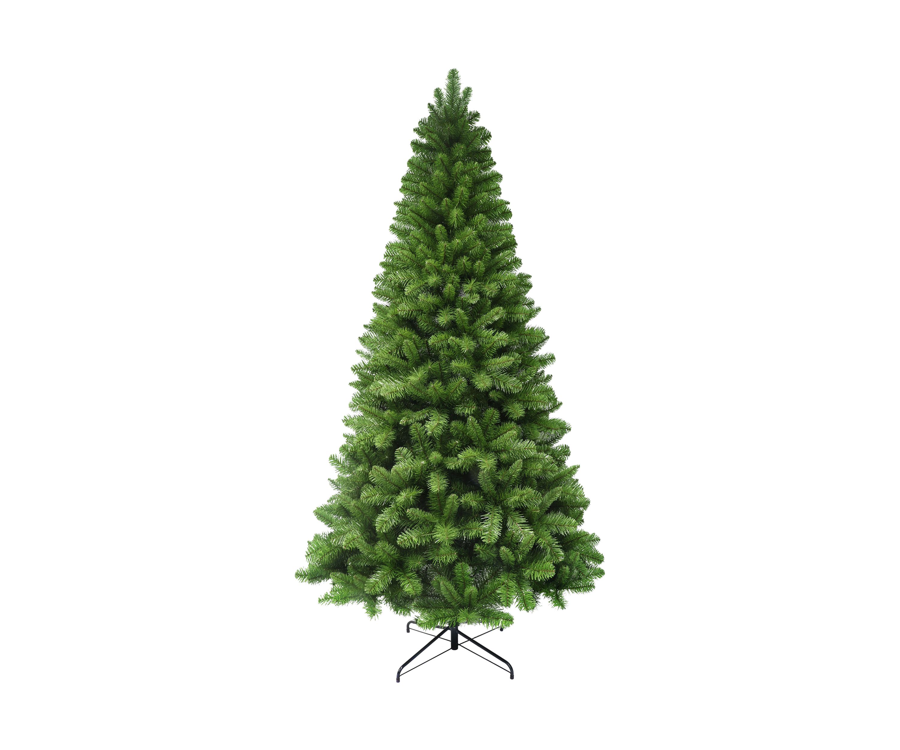 7.5 ft Virginia Pine Tree 1108 Tips Metal Stand