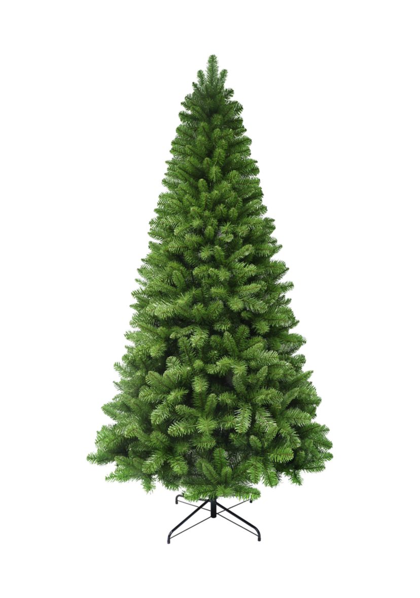7.5 ft Virginia Pine Tree 1108 Tips Metal Stand