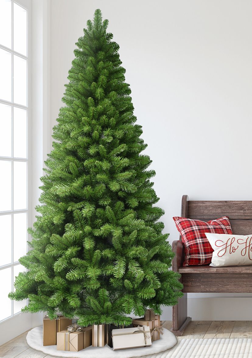 7.5 ft Virginia Pine Tree 1108 Tips Metal Stand