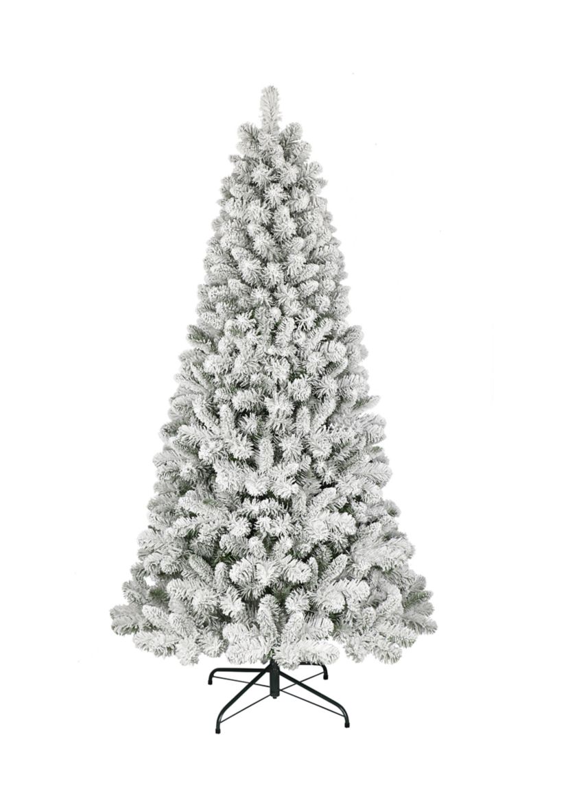 Flocked Virginia Pine Tree