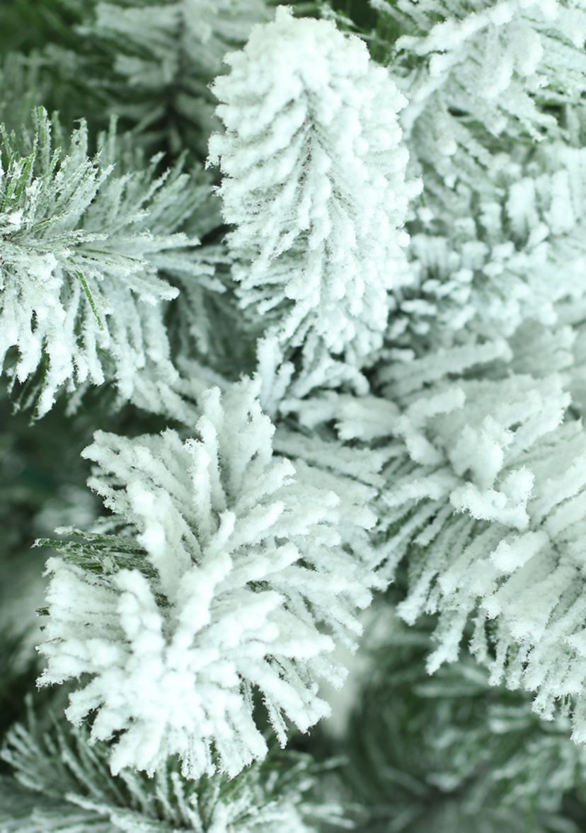 Flocked Virginia Pine Tree
