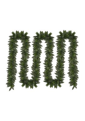 Puleo International 20-foot x 10-in Spruce Garland 380 Tips, Green