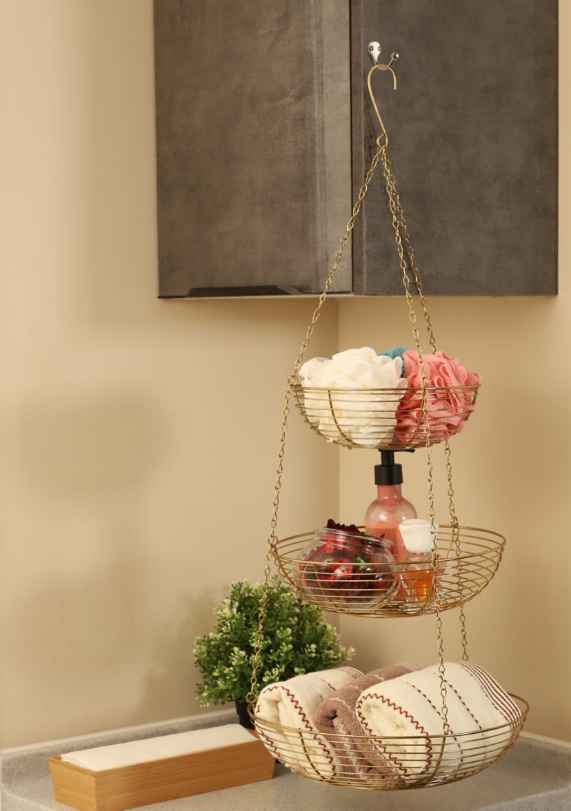 3 Tier Metal Hanging Basket