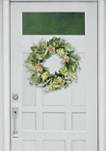 24 Inch Artificial Hydrangea and Dogwood Floral Spring Wreath