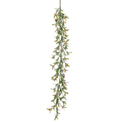 Artificial Mistletoe Spring Garland with Berries